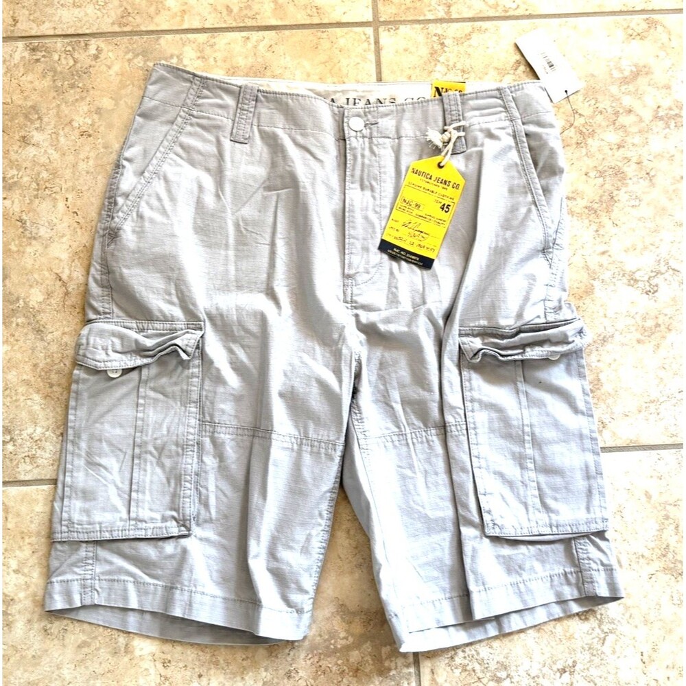 Mens Nautica Jeans Size 33W Company Cargo Shorts NWT Style 1B1052